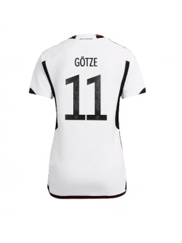 Tyskland Mario Gotze #11 Replika Hemmakläder Dam VM 2022 Kortärmad